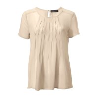 Designer-Blusenset, sand