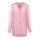 Silk blouse with chiffon sleeves, rosé