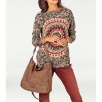 Print shirt with rivets, multicolour