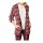 Designer-Strickmantel, rosa-bordeaux