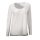 Designer-Paillettenshirt, ecru-hellgrau