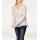 Designer-Paillettenshirt, ecru-hellgrau