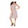 Sukienka z koronką, różowa