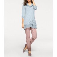 Designer-Shirt 2-in-1, hellblau