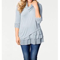Designer-Shirt 2-in-1, hellblau