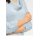 Designer-Shirt 2-in-1, hellblau