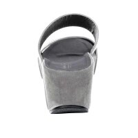 Mule with strass, grey