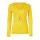 Feinstrickpullover m. Quasten, gelb