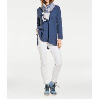 V-Pullover, jeansblau