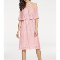 Lace dress, rosé