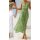 Maxi-Druckkleid, grün-offwhite