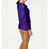 Designer-Reißverschlußpullover, lila