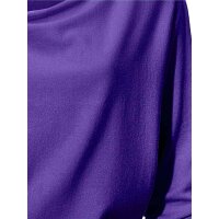 Designer-Reißverschlußpullover, lila