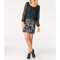 Skirt, navy-grey