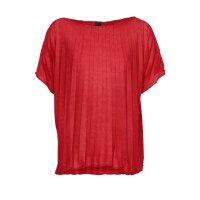 Feinstrickpullover, geranienrot