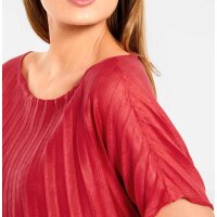 Fine knit sweater, geranium red