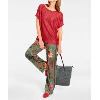 Fine knit sweater, geranium red