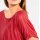 Fine knit sweater, geranium red