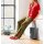 Fine knit sweater, geranium red