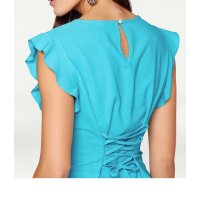Designer-Bluse, türkis