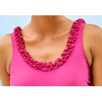 Shaping swimsuit, pink, C-cup