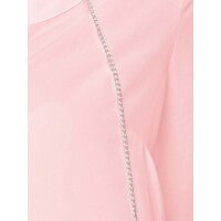 Designer-Longbluse, rosa