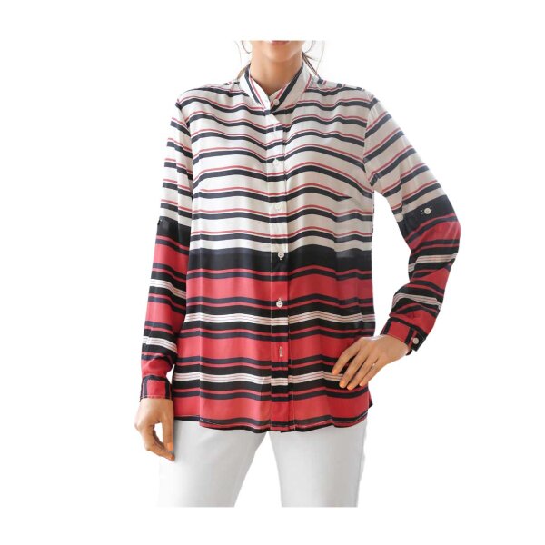 Designer blouse, colorful stripes