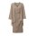 Designer-Cocktailkleid+Bluse, taupe