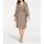 Designer-Cocktailkleid+Bluse, taupe
