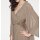 Designer-Cocktailkleid+Bluse, taupe