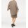 Designer-Cocktailkleid+Bluse, taupe