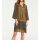Print dress, khaki-black