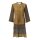 Print dress, khaki-black
