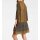 Print dress, khaki-black