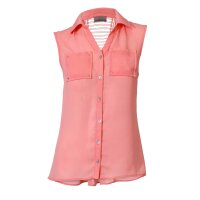 Rückendekolletébluse, rosé