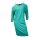 Kleid m. Ketten, jade