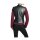 Bikerjacke, bordeaux-schwarz
