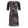 Dress, black-camel