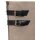 Leather boots, taupe-black