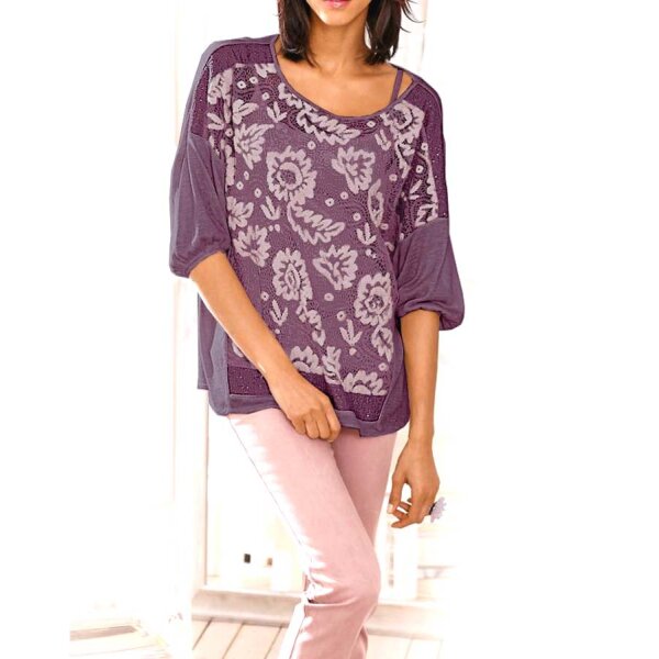 Designer-Shirt+Top, beere