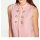 Blouse top with strass stones, rosé