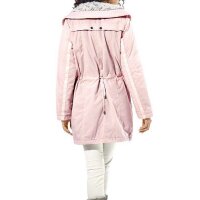 Parka m. Webpelz, rosé