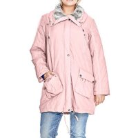 Parka m. Webpelz, rosé