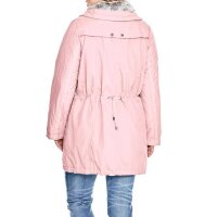 Parka m. Webpelz, rosé