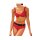 Bikini modelujące sylwetkę, czerwono-czarne
