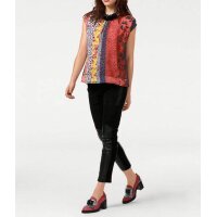 Druckbluse, bunt