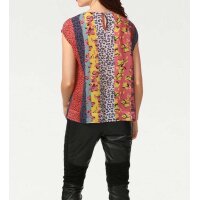 Druckbluse, bunt