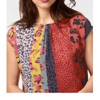 Druckbluse, bunt