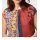 Druckbluse, bunt