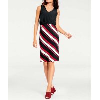 Dress, black-red